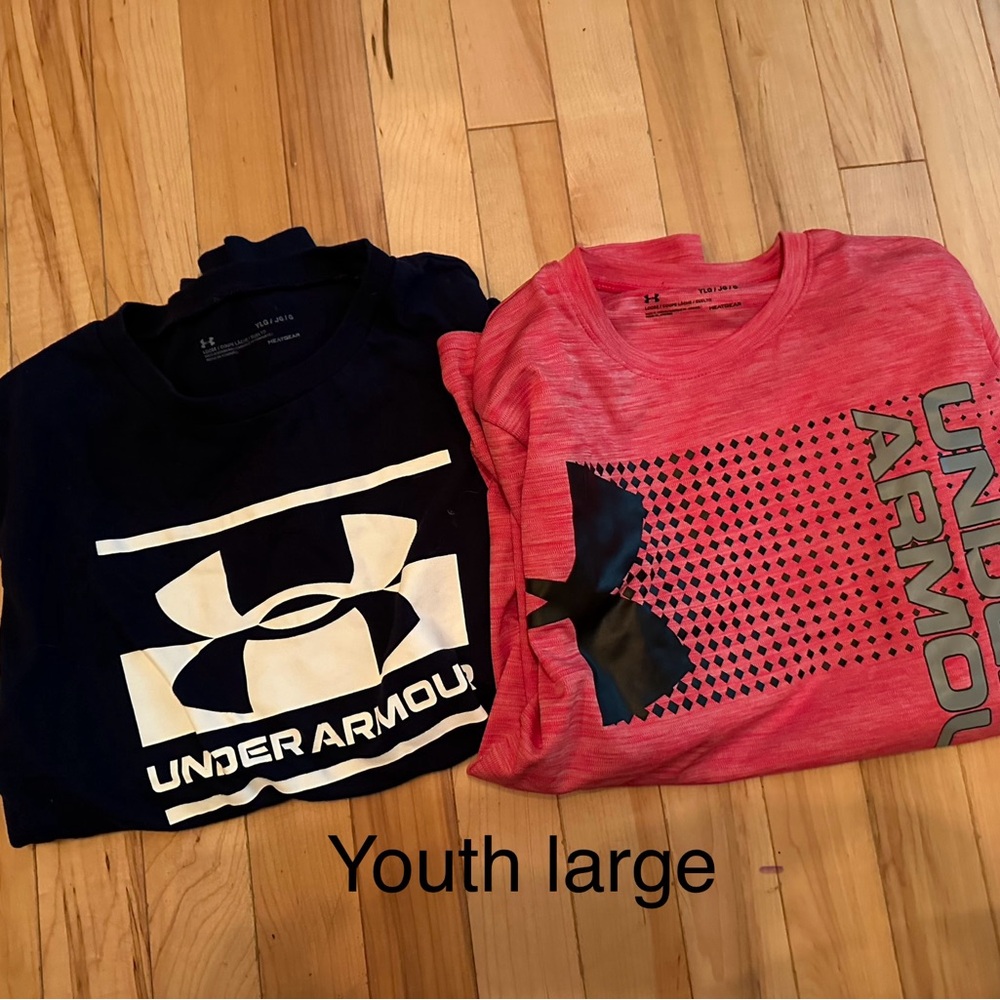 Youth large, long sleeve, underarmour